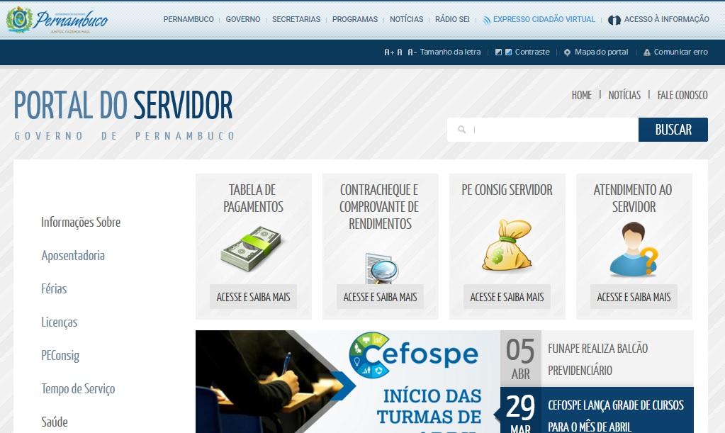 Como acessar o contracheque pelo Portal do Servidor